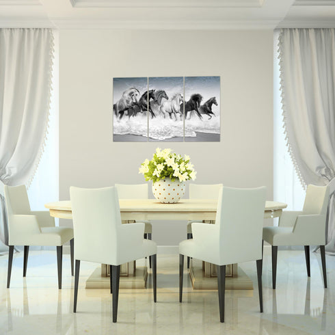 Wandbilder Wohnzimmer XXL Pferde Moderne Bilder Tiere
